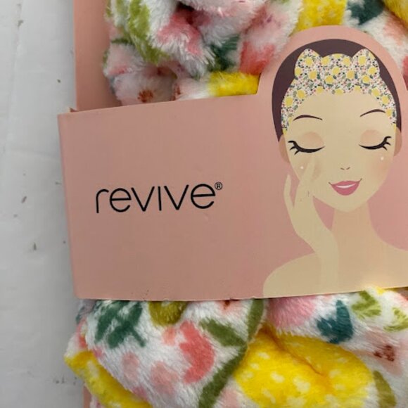 Revive Floral Plush Beauty Headband One Size Fits Most - Picture 7 of 10